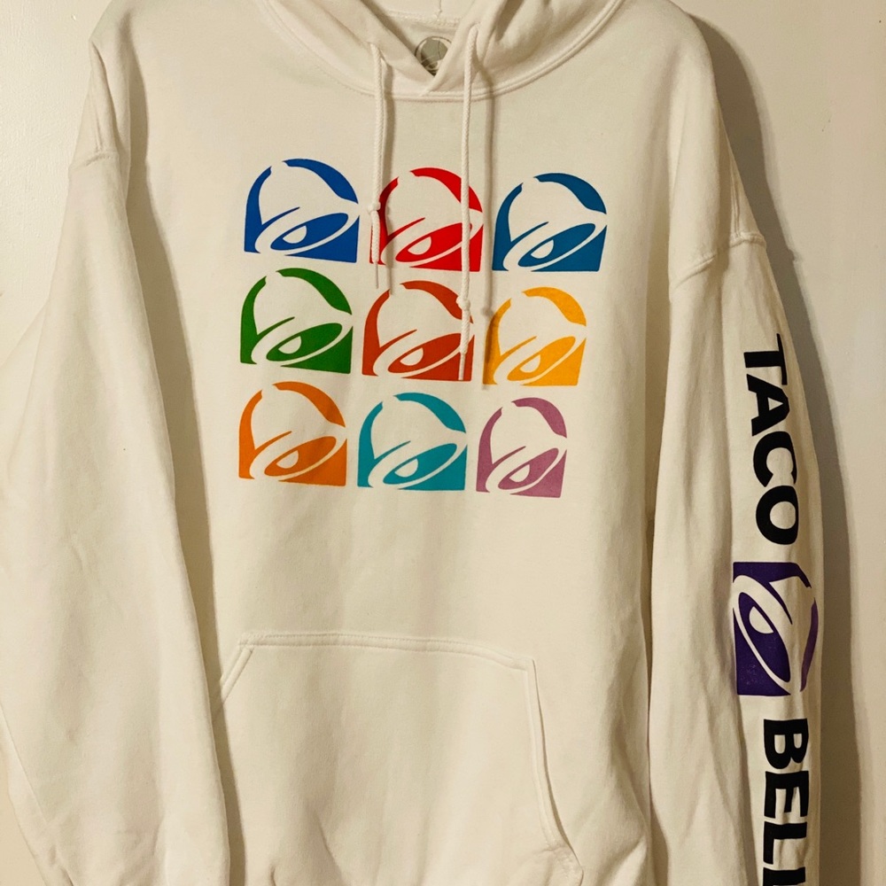 NWT Taco Bell Hoodie Hooded Sweatshirt Men’s Small